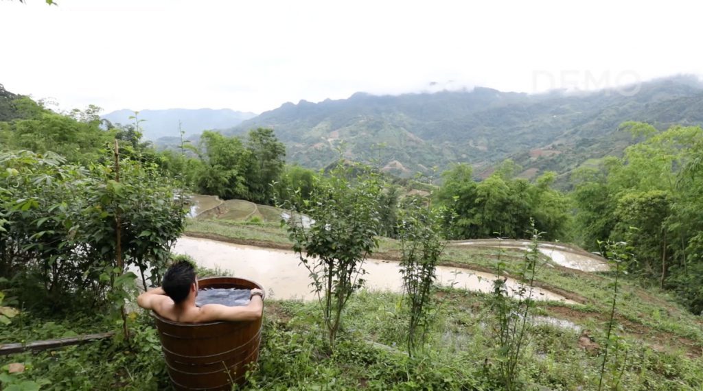 Experience herbal bath when travelling to Ha Giang